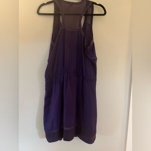 Bar III Deep Purple Sheer Top